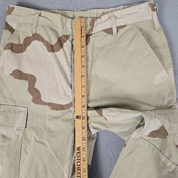 US Military Desert Camouflage Cargo Pants Mens Small Short Combat Trousers - Picture 7 of 10